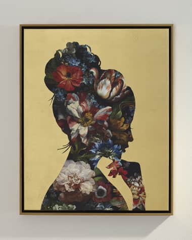 "Floral Reflection I" Giclee Wall Art