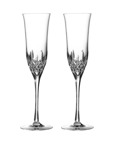 Waterford Crystal Lismore Essence Champagne Flutes, Set of 2