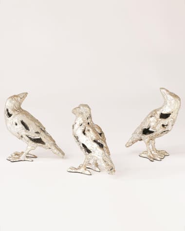 William D Scott for Global Views Deconstructed Birds Sculptures, Set of 3