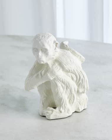 William D Scott Monkey Sculpture