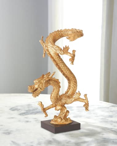 William D Scott Standing Dragon Sculpture