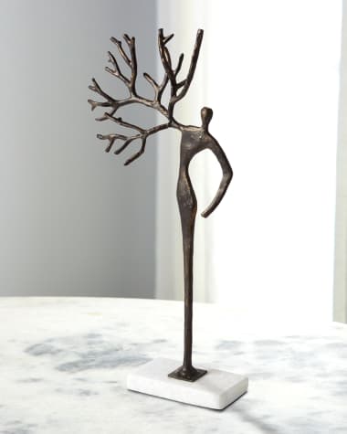 William D Scott Branch Man Sculpture