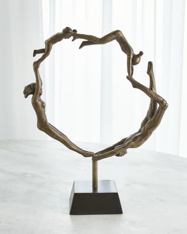 William D Scott for Global Views Family Sculpture
