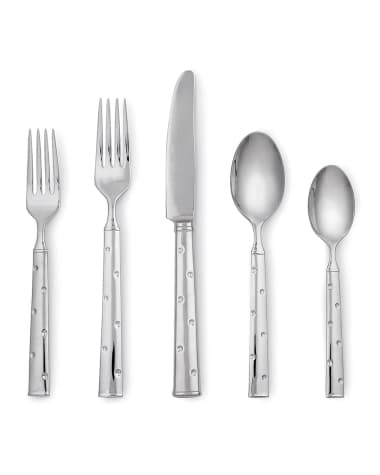 kate spade new york larabee dot 5-piece flatware set