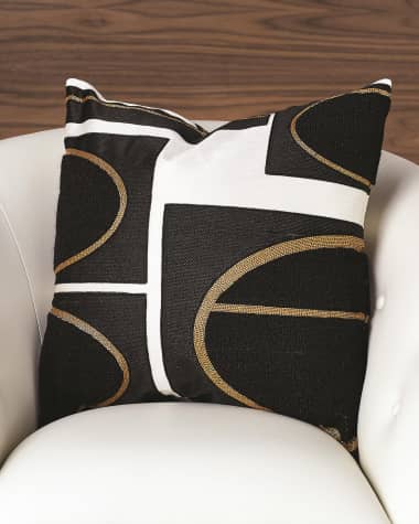 Global Views Brass Loop Pillow