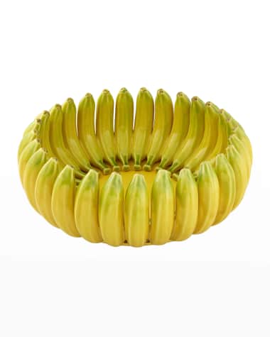Bordallo Pinheiro Banana Centerpiece Bowl