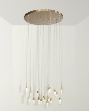 Ashley Childers for Global Views Leo 20 Drop Round Chandelier