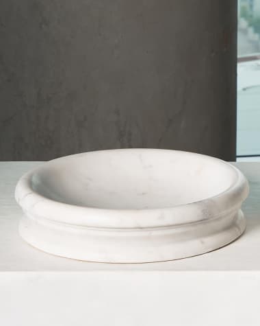 Citizen Artist Caroline White Marble Centerpiece