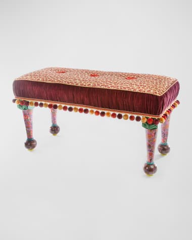 MacKenzie-Childs Sauvage Bench