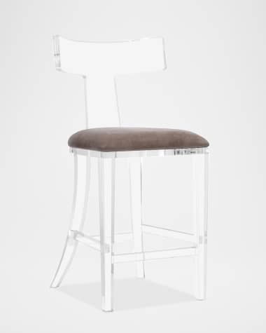 Interlude Home Tristan Klismos Counter Stool