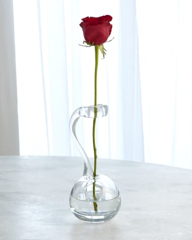 Ashley Childers for Global Views Clear Ring Flower Vase