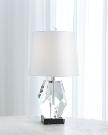 Global Views Facet Block Lamp