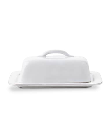 Juliska Puro Butter Dish - Whitewash