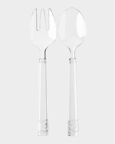 Juliska Isabella Acrylic Salad Server Set/2pc