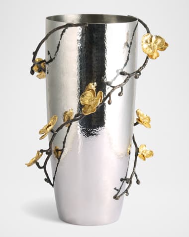 Michael Aram Gold Orchid Centerpiece Vase