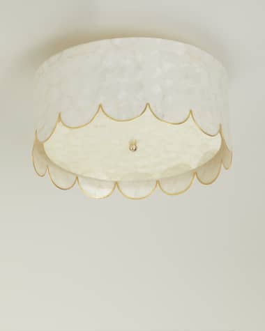 Neiman Marcus Scallop Flush Mount