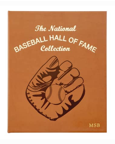 Graphic Image "The National Baseball Hall of Fame Collection" Leather Bound Book by James Buckley