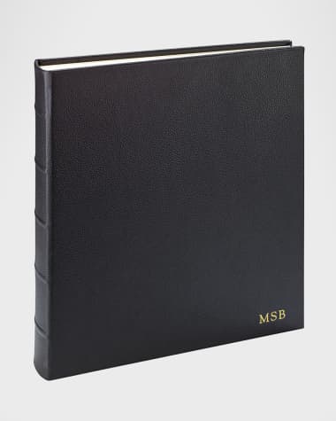 Graphic Image Large Bound Leather Photo Album
