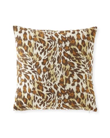 TL at Home Cheetah Decorative Pillow, 22"Sq.