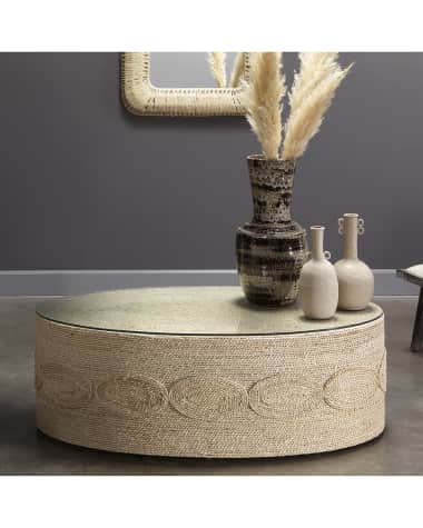Jamie Young Barbados Oval Coffee Table
