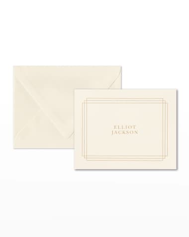 Carlson Craft Stacked Borders Note Folder