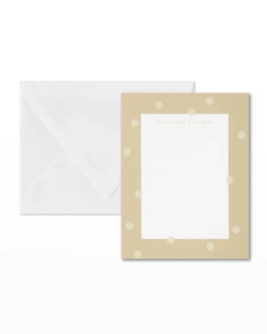 Carlson Craft Floating Dots Note Card