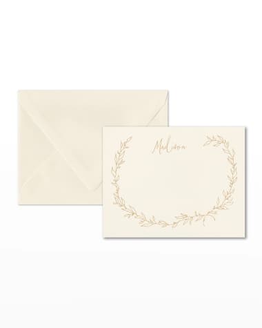 Carlson Craft Airy Leaves Note Card