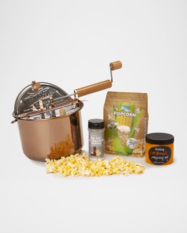 Wabash Valley Farms Copper-Plated Whirley-Pop & Hull-Less Butter Popcorn Collection