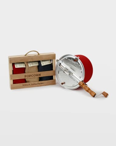 Wabash Valley Farms Red Whirley-Pop Handmade Burlap Crate Set