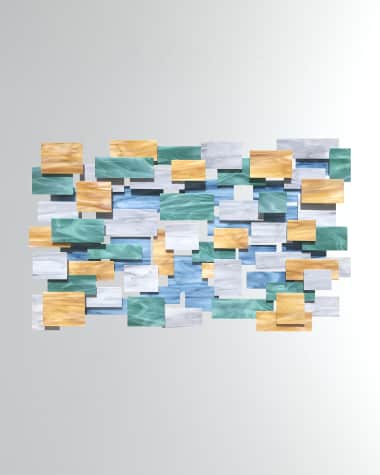 Karo Studios Glass and Metal Wall Sculpture
