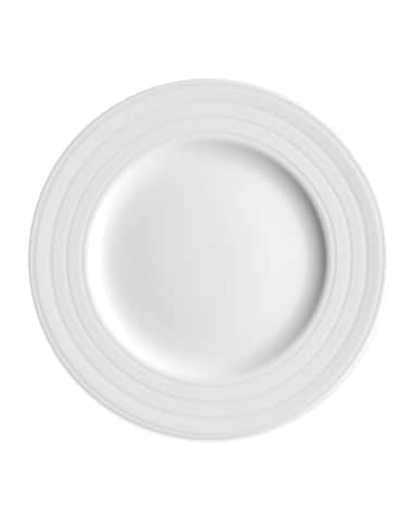 Caskata Cambridge Stripe Rimmed Salad Plates, Set of 4