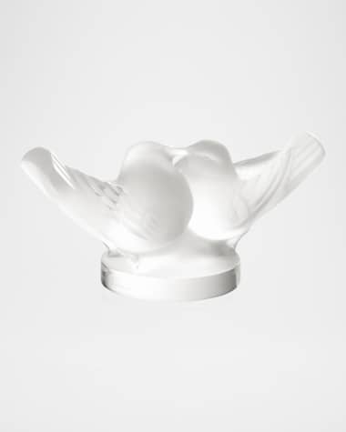 Lalique Lovebirds Sculpture