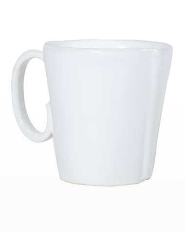 Vietri Lastra White Mug