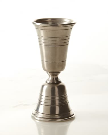 Match Handmade Pewter Double Jigger
