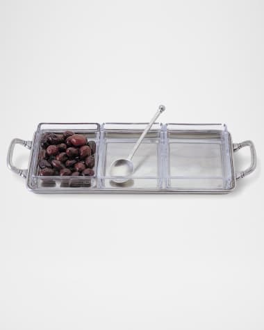 Match Crudite Tray with Handles