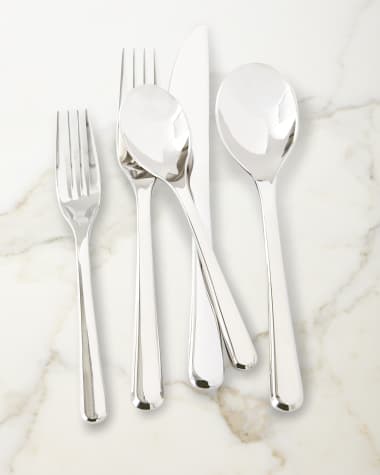 Nambe Aura 45-Piece Flatware Set