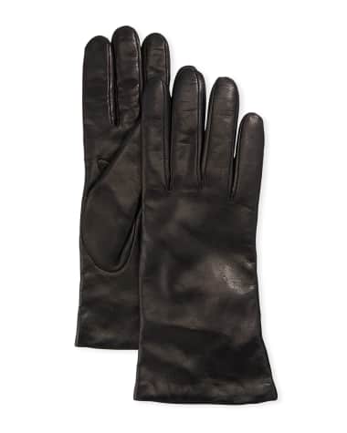 Portolano Cashmere-Lined Napa Leather Gloves
