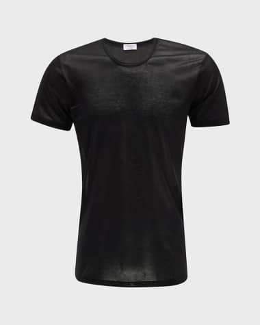 Zimmerli Men's Royal Classic Crew-Neck Cotton T-Shirt