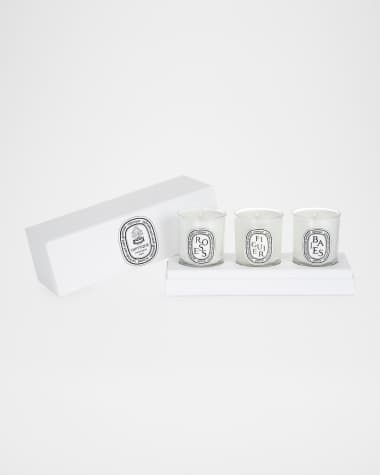DIPTYQUE Mini Baies (Berries), Figuier (Fig) & Roses Candle Discovery Set, 3 x 2.4 oz.