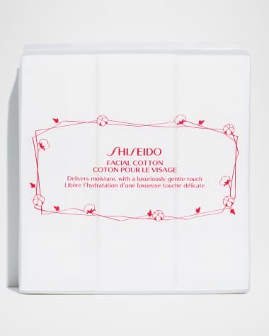 Shiseido Shiseido Coton pour le visage : : Beauté