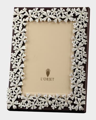 L'Objet Garland Swarovski® Crystal Picture Frame, 5" x 7"