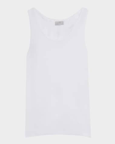 Hanro Cotton Pure Tank Top, White
