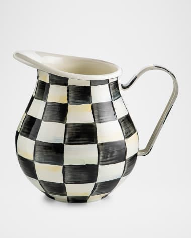 MacKenzie-Childs Courtly Check Pitcher