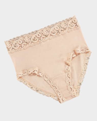 Hanro Moments Lace-Trim Full Brief