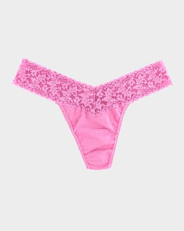 Hanky Panky Low-Rise Organic Cotton Thong