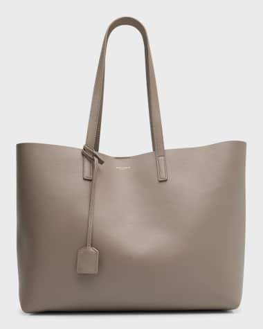 Saint Laurent Shopping Bag East-West Tote in Smooth Leather