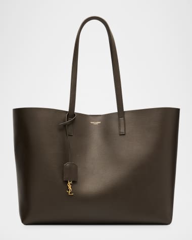 Saint Laurent Shopping Bag East-West Tote in Smooth Leather
