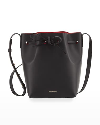 Mansur Gavriel Mini Mini Vegetable-Tanned Leather Bucket Bag