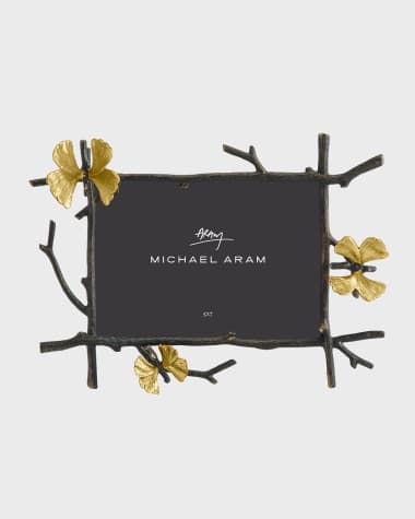 Michael Aram Butterfly Ginkgo 5 x 7 Picture Frame