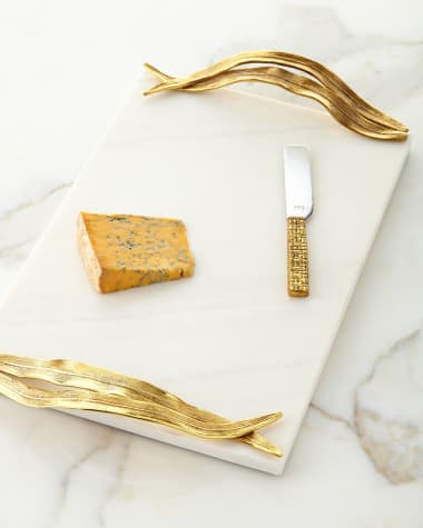 Michael Aram Palm Cheese Board with Knife